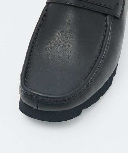Clarks（クラークス）の「【CLARKS/クラークス】Walla Loafer GTX /ワラローファー/Black Suede / Black leather（ローファー・メンズ・ブラック系その他2/ブラック系その他・8.5/8/7.5/7）」の10枚目の写真