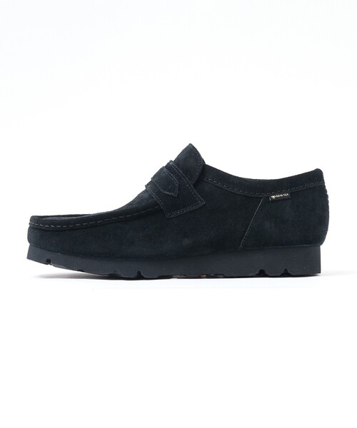 Clarks（クラークス）の「【CLARKS/クラークス】Walla Loafer GTX /ワラローファー/Black Suede / Black leather（ローファー・メンズ・ブラック系その他2/ブラック系その他・8.5/8/7.5/7）」の22枚目の写真
