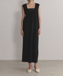 ADAM ET ROPE' | 【EMOELLE】Uネックドレス(ワンピース)