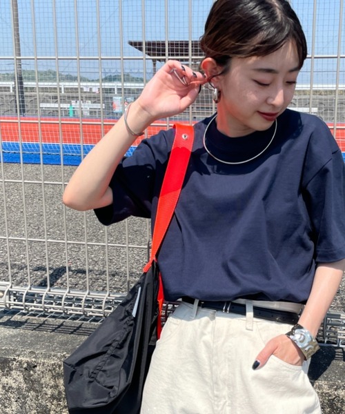 HANES（ヘインズ）の「【WEB限定】[HANES/ヘインズ] BEEFY ショートスリーブパックTシャツ（Tシャツ/カットソー・レディース・ブラック/ヘザーグレー/ホワイト/ネイビー・XL/L/M/S/XS）」の4枚目の写真