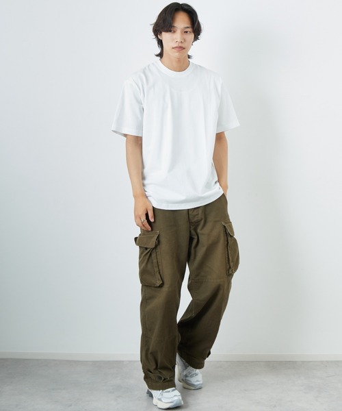 HANES（ヘインズ）の「【WEB限定】[HANES/ヘインズ] BEEFY ショートスリーブパックTシャツ（Tシャツ/カットソー・レディース・ブラック/ヘザーグレー/ホワイト/ネイビー・XL/L/M/S/XS）」の8枚目の写真