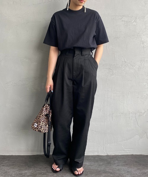 HANES（ヘインズ）の「【WEB限定】[HANES/ヘインズ] BEEFY ショートスリーブパックTシャツ（Tシャツ/カットソー・レディース・ブラック/ヘザーグレー/ホワイト/ネイビー・XL/L/M/S/XS）」の9枚目の写真