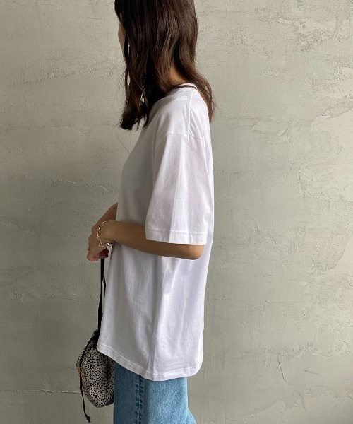 HANES（ヘインズ）の「【WEB限定】[HANES/ヘインズ] BEEFY ショートスリーブパックTシャツ（Tシャツ/カットソー・レディース・ブラック/ヘザーグレー/ホワイト/ネイビー・XL/L/M/S/XS）」の19枚目の写真