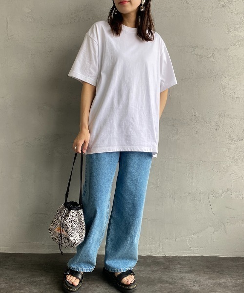 HANES（ヘインズ）の「【WEB限定】[HANES/ヘインズ] BEEFY ショートスリーブパックTシャツ（Tシャツ/カットソー・レディース・ブラック/ヘザーグレー/ホワイト/ネイビー・XL/L/M/S/XS）」の21枚目の写真