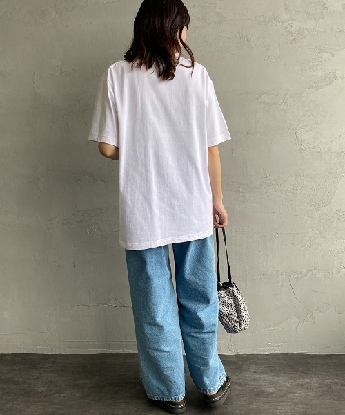 HANES（ヘインズ）の「【WEB限定】[HANES/ヘインズ] BEEFY ショートスリーブパックTシャツ（Tシャツ/カットソー・レディース・ブラック/ヘザーグレー/ホワイト/ネイビー/ダークブラウン・XL/L/M/S/XS）」の21枚目の写真