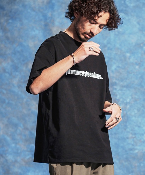 Jih Nunc(ジーヌンク)の「mt10232-オーガニックコットンフロントプリントTシャツ(JIH-R1184)(Tシャツ/カットソー・メンズ・ホワイト/ブラック・L/M/S)」の4枚目の写真