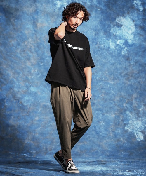 Jih Nunc(ジーヌンク)の「mt10232-オーガニックコットンフロントプリントTシャツ(JIH-R1184)(Tシャツ/カットソー・メンズ・ホワイト/ブラック・L/M/S)」の7枚目の写真