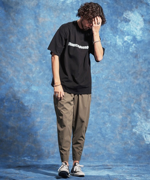 Jih Nunc(ジーヌンク)の「mt10232-オーガニックコットンフロントプリントTシャツ(JIH-R1184)(Tシャツ/カットソー・メンズ・ホワイト/ブラック・L/M/S)」の8枚目の写真