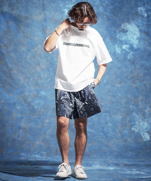 Jih Nunc(ジーヌンク)の「mt10232-オーガニックコットンフロントプリントTシャツ(JIH-R1184)(Tシャツ/カットソー・メンズ・ホワイト/ブラック・L/M/S)」の14枚目の写真