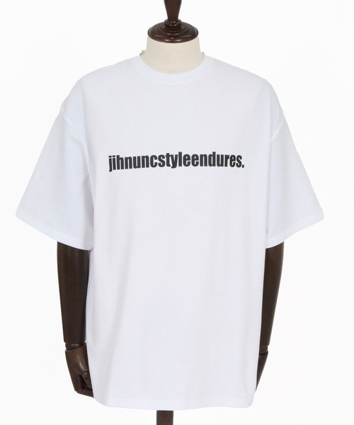 Jih Nunc(ジーヌンク)の「mt10232-オーガニックコットンフロントプリントTシャツ(JIH-R1184)(Tシャツ/カットソー・メンズ・ホワイト/ブラック・L/M/S)」の15枚目の写真