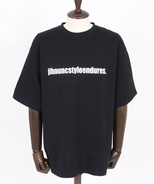 Jih Nunc(ジーヌンク)の「mt10232-オーガニックコットンフロントプリントTシャツ(JIH-R1184)(Tシャツ/カットソー・メンズ・ホワイト/ブラック・L/M/S)」の17枚目の写真