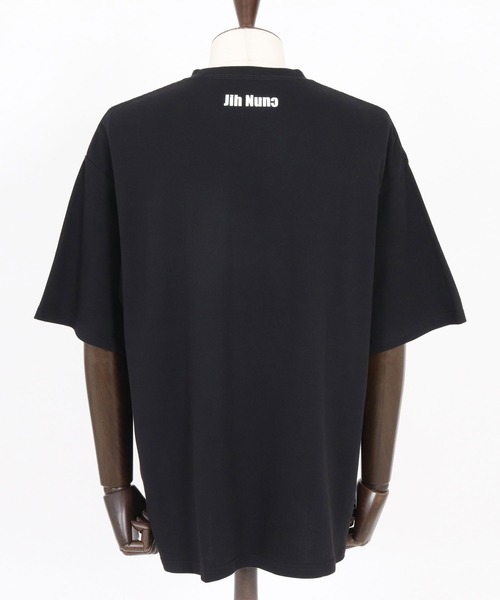 Jih Nunc(ジーヌンク)の「mt10232-オーガニックコットンフロントプリントTシャツ(JIH-R1184)(Tシャツ/カットソー・メンズ・ホワイト/ブラック・L/M/S)」の18枚目の写真