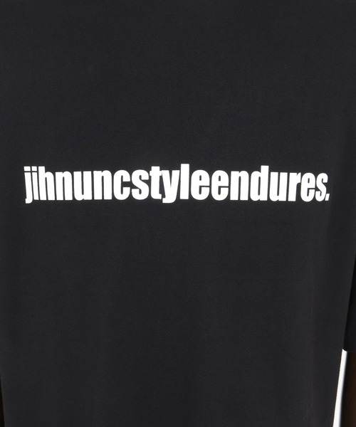 Jih Nunc(ジーヌンク)の「mt10232-オーガニックコットンフロントプリントTシャツ(JIH-R1184)(Tシャツ/カットソー・メンズ・ホワイト/ブラック・L/M/S)」の20枚目の写真