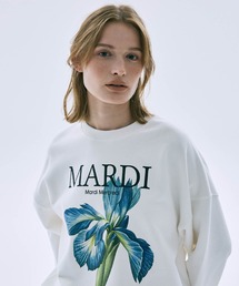 Mardi Mercredi（マルディメクルディ）の「SWEATSHIRT LILIES（スウェット）」