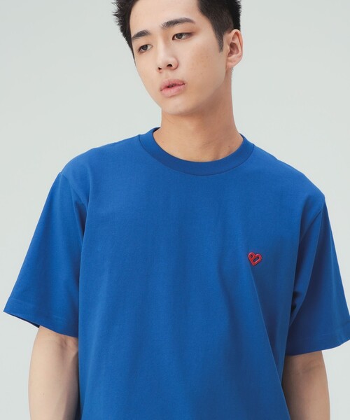 BEAMS HEART(ビームスハート)の「B-HEARTロゴ 3D Tシャツ(Tシャツ/カットソー・メンズ・ロイヤルブルー/ブルー/ブラック/ホワイト/イエロー・MEDIUM/LARGE/SMALL)」の3枚目の写真