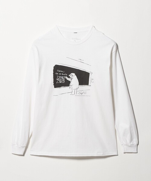 Steven Alan(スティーブンアラン)の「<Cotton Expressions Limited × Steven Alan> S.H Euclid LS/Tシャツ(Tシャツ/カットソー・メンズ・ホワイト・M/XL/L)」の1枚目の写真