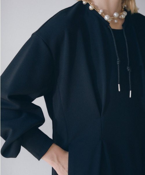 Muel Chic（ミュエルシック）の「Ayora onepiece　アヨラワンピース（ワンピース・レディース・アイボリー/ネイビー/ブラック・MEDIUM）」の12枚目の写真