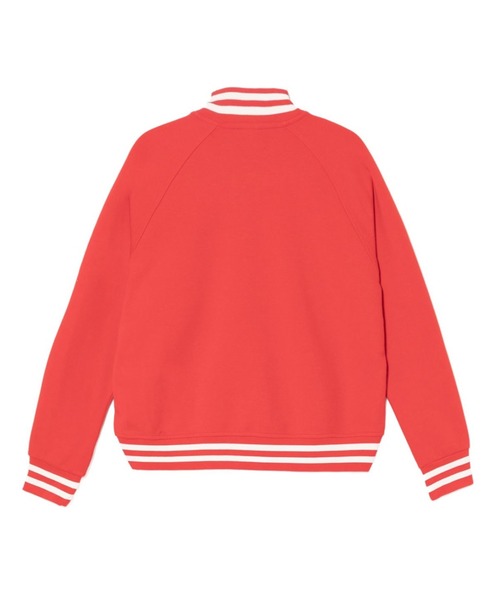 A BATHING APE(アベイシングエイプ)の「COLLEGE EMBROIDERY BASEBALL SWEAT JACKET(ブルゾン・レディース・レッド/グレー/ブラック・SMALL/X-SMALL)」の5枚目の写真