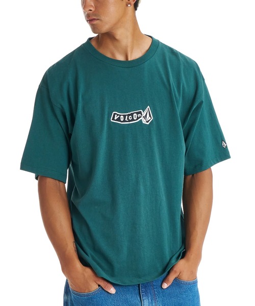 VOLCOM（ボルコム）の「VOLCOM/ボルコム メンズ 半袖 Tシャツ VST261025（Tシャツ/カットソー・メンズ・グリーン/ホワイト/ブラック・L/M）」の8枚目の写真