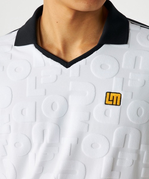 Loudmouth(ラウドマウス)の「LOUDMOUTH/ラウドマウス ゴルフウェア パイルジャガード UVカット 半袖 シャツ(シャツ/ブラウス・メンズ・グリーン/ホワイト/ネイビー・LL/L/M/3L)」の6枚目の写真