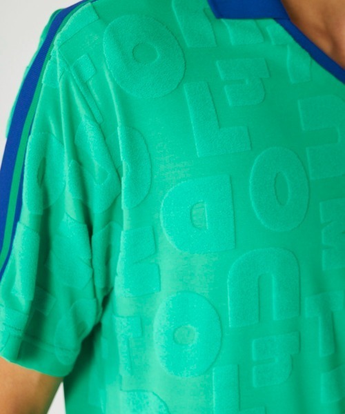 Loudmouth(ラウドマウス)の「LOUDMOUTH/ラウドマウス ゴルフウェア パイルジャガード UVカット 半袖 シャツ(シャツ/ブラウス・メンズ・グリーン/ホワイト/ネイビー・LL/L/M/3L)」の12枚目の写真