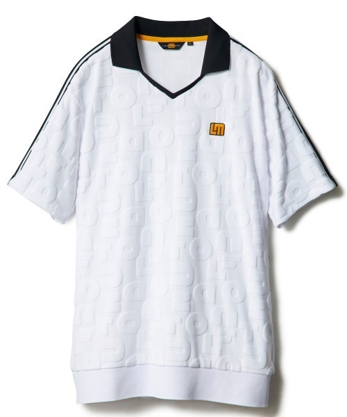 Loudmouth(ラウドマウス)の「LOUDMOUTH/ラウドマウス ゴルフウェア パイルジャガード UVカット 半袖 シャツ(シャツ/ブラウス・メンズ・グリーン/ホワイト/ネイビー・LL/L/M/3L)」の8枚目の写真