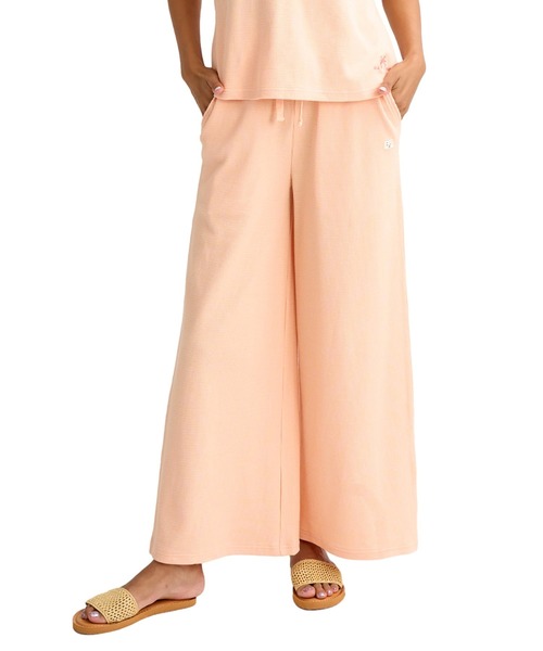 BILLABONG（ビラボン）の「BILLABONG ウィメンズ RIB WAFFLE LONG PANT ロングパンツ 【2026年春夏モデル】（その他パンツ・レディース・アイボリー/ブルー系その他/オレンジ系その他・MEDIUM/LARGE）」の3枚目の写真
