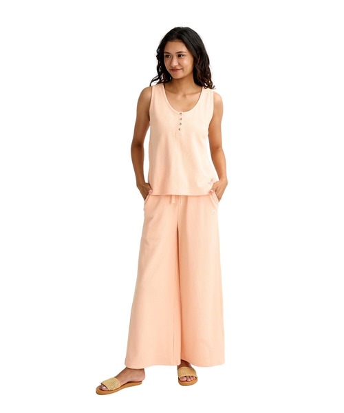 BILLABONG（ビラボン）の「BILLABONG ウィメンズ RIB WAFFLE LONG PANT ロングパンツ 【2026年春夏モデル】（その他パンツ・レディース・アイボリー/ブルー系その他/オレンジ系その他・MEDIUM/LARGE）」の14枚目の写真