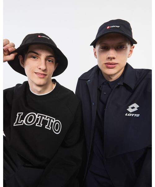 LOTTO（ロット）の「LOTTO　ARCH LOGO SWEAT PULLOVER（スウェット・メンズ・グレー/ブラック/ベージュ・MEDIUM/LARGE/X-LARGE/XX-LARGE）」の4枚目の写真