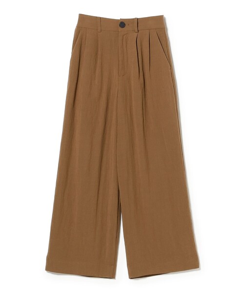 Ray BEAMS（レイビームス）の「ワイド ストレート 2タック パンツ（その他パンツ・レディース・ネイビー/ダークブラウン・0/1）」の11枚目の写真