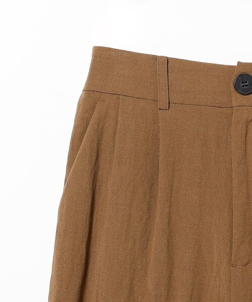 Ray BEAMS（レイビームス）の「ワイド ストレート 2タック パンツ（その他パンツ・レディース・ネイビー/ダークブラウン・0/1）」の12枚目の写真