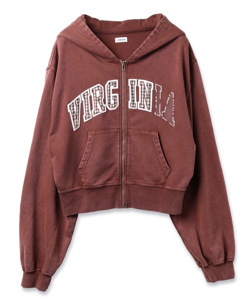 JIEDA(ジエダ)の「VIRGINIA HOODIE(パーカー・メンズ・ブラック/ブラウン/ネイビー・1/2)」の2枚目の写真