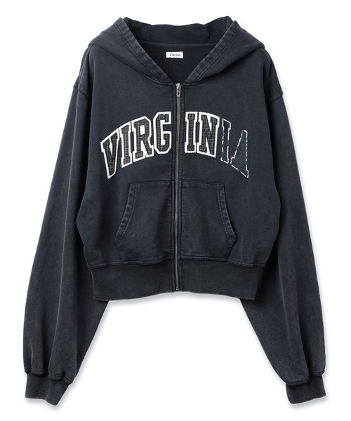 JIEDA(ジエダ)の「VIRGINIA HOODIE(パーカー・メンズ・ブラック/ブラウン/ネイビー・1/2)」の8枚目の写真