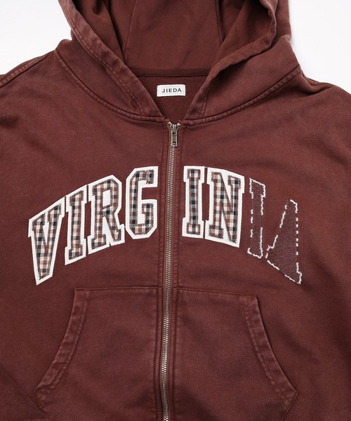 JIEDA(ジエダ)の「VIRGINIA HOODIE(パーカー・メンズ・ブラック/ブラウン/ネイビー・1/2)」の14枚目の写真