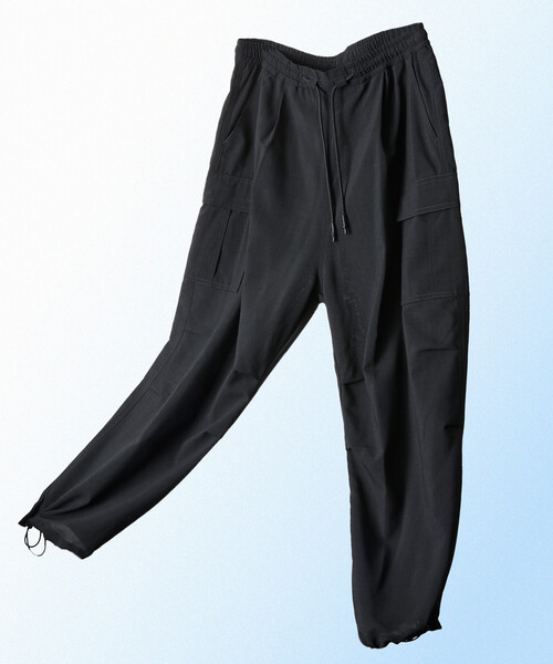 タグ付き。gypsohila ジプソフィア AW イージーカーゴパンツ ブラック GPCF-306 Relaxy Pants | gypsohila