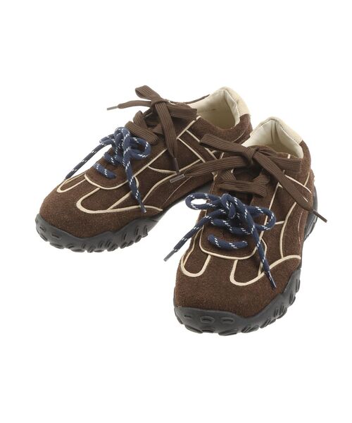 EMODA（エモダ）の「ダブルレースアップロースニーカー（スニーカー・レディース・ブラック/ブラウン・SMALL/LARGE/MEDIUM）」の20枚目の写真