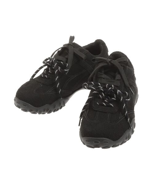 EMODA（エモダ）の「ダブルレースアップロースニーカー（スニーカー・レディース・ブラック/ブラウン・SMALL/LARGE/MEDIUM）」の21枚目の写真