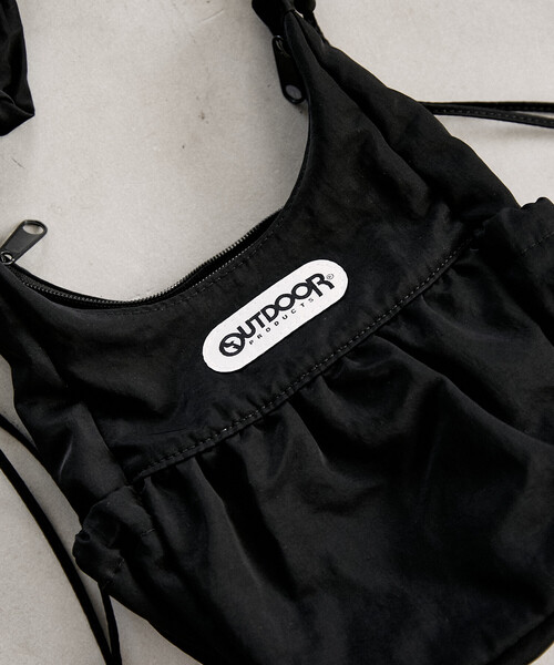 OUTDOOR PRODUCTS（アウトドアプロダクツ）の「OUTDOOR PRODUCTS × PUBLUX/アウトドアプロダクツ 別注 エッグ ショルダーバッグ　限定展開（ショルダーバッグ・レディース・ブラウン/ブラック/オフホワイト・ONE SIZE）」の7枚目の写真