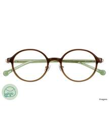 Zoff｜ちいかわ【くりまんじゅうモデル】ボストン型メガネ｜軽量 眼鏡 伊達めがね 度付き（レンズ交換券付） 度あり 度なし メンズ レディース ユニセックス おしゃれ 読書