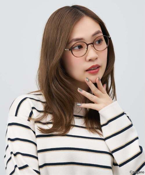 Zoff（ゾフ）の「Zoff｜ちいかわ【くりまんじゅうモデル】ボストン型メガネ｜軽量 眼鏡 伊達めがね 度付き（レンズ交換券付） 度あり 度なし メンズ レディース ユニセックス おしゃれ 読書（メガネ・レディース・ブラウン・FREE）」の8枚目の写真