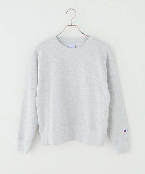 Champion(チャンピオン)の「ウォッシャブル / Champion / チャンピオン 別注 CREW NECK SWEAT(スウェット・レディース・チャコールグレー/ネイビー/レッド/ホワイト・FREE)」の1枚目の写真