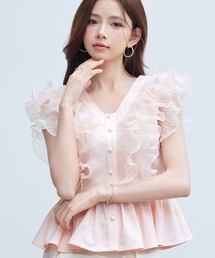 パール」に該当するシャツ/ブラウス（フリル）ファッション通販 - ZOZOTOWN