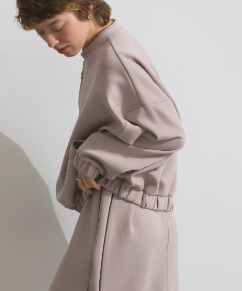 Fizz（フィズ）の「ダンボールギャザーブルゾン（ブルゾン・レディース・アイボリー/ライトブルー/ベージュ/ブラック・M）」の9枚目の写真