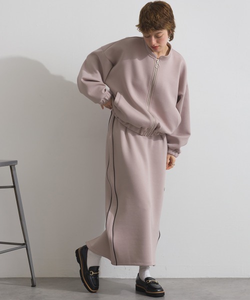 Fizz（フィズ）の「ダンボールギャザーブルゾン（ブルゾン・レディース・アイボリー/ライトブルー/ベージュ/ブラック・M）」の12枚目の写真