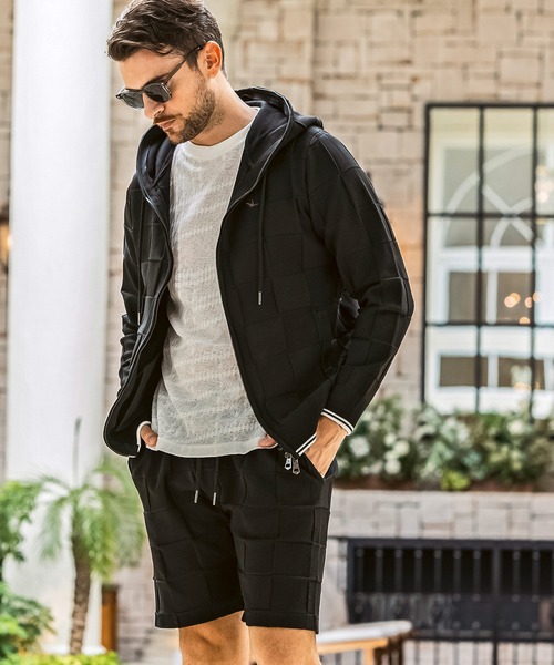 1PIU1UGUALE3  RELAX （ウノピゥウノウグァーレトレ リラックス）の「1PIU1UGUALE3 RELAX(ウノピゥウノウグァーレトレ リラックス)ブロックニットショーツ（その他パンツ・メンズ・ホワイト/サックスブルー/ブラック・XL/L/M/S）」の14枚目の写真