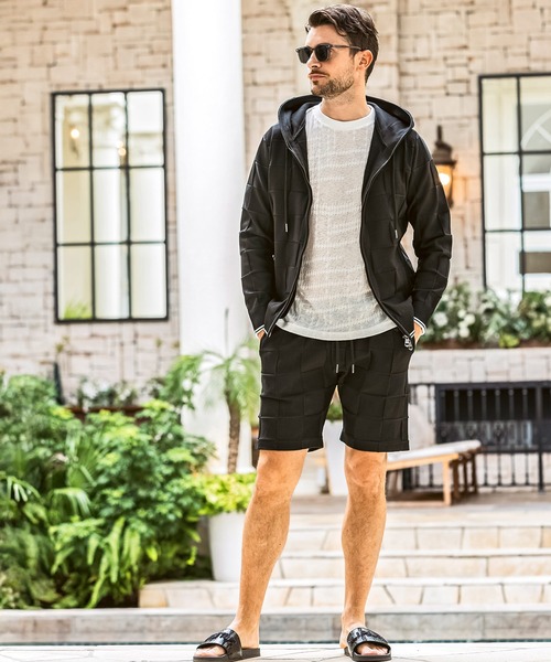 1PIU1UGUALE3  RELAX （ウノピゥウノウグァーレトレ リラックス）の「1PIU1UGUALE3 RELAX(ウノピゥウノウグァーレトレ リラックス)ブロックニットショーツ（その他パンツ・メンズ・ホワイト/サックスブルー/ブラック・XL/L/M/S）」の15枚目の写真