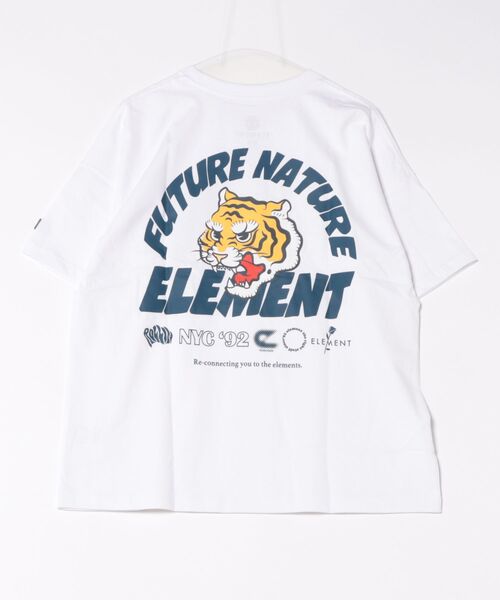 ELEMENT(エレメント)の「ELEMENT メンズ TIGER SS Tシャツ 【2026年春夏モデル】(Tシャツ/カットソー・メンズ・ブラック/ブルー系その他/ホワイト・X-LARGE/LARGE/MEDIUM)」の4枚目の写真