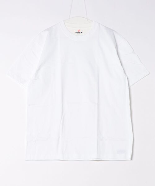 HANES(ヘインズ)の「Hanes/ヘインズ/BEEFY T-SHIRT 1P(Tシャツ/カットソー・メンズ・ブラック/ブラウン系その他3/ホワイト/グレー系その他6・S/L/XS/XL/M)」の6枚目の写真