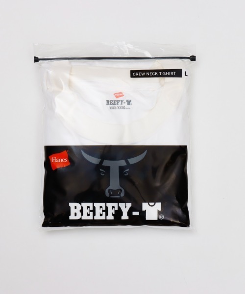 HANES(ヘインズ)の「Hanes/ヘインズ/BEEFY T-SHIRT 1P(Tシャツ/カットソー・メンズ・ブラック/ブラウン系その他3/ホワイト/グレー系その他6・S/L/XS/XL/M)」の13枚目の写真