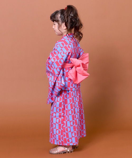MARKEY'S（マーキーズ）の「【2WAY/セパレート】浴衣（浴衣・キッズ・ライトブルー/ピンク・LL/L/M/S）」の7枚目の写真